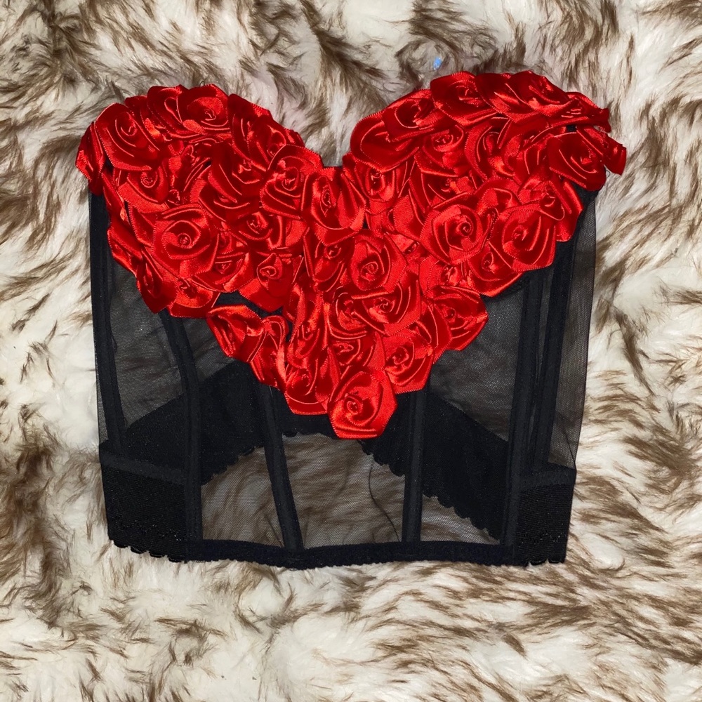 Victoria’s secret rose bud  corset bra